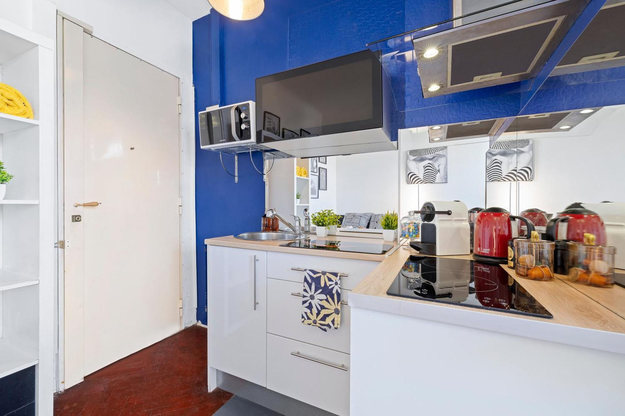 Center - Balcony Quiet - Air Conditioner - Kitchen - Wifi - Tram 尼斯 外观 照片