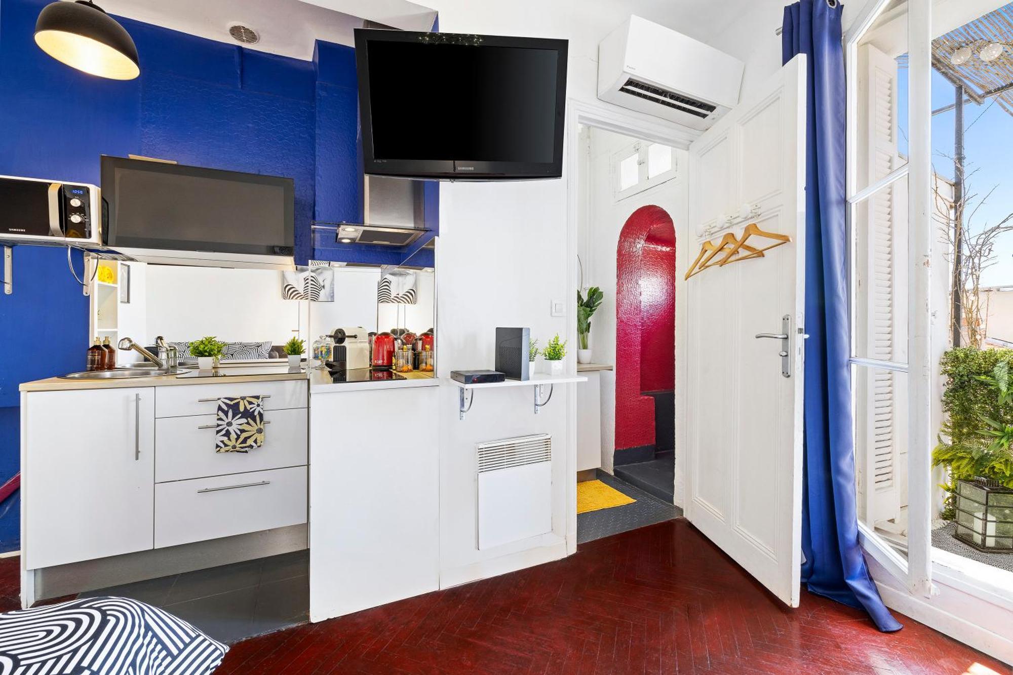 Center - Balcony Quiet - Air Conditioner - Kitchen - Wifi - Tram 尼斯 外观 照片