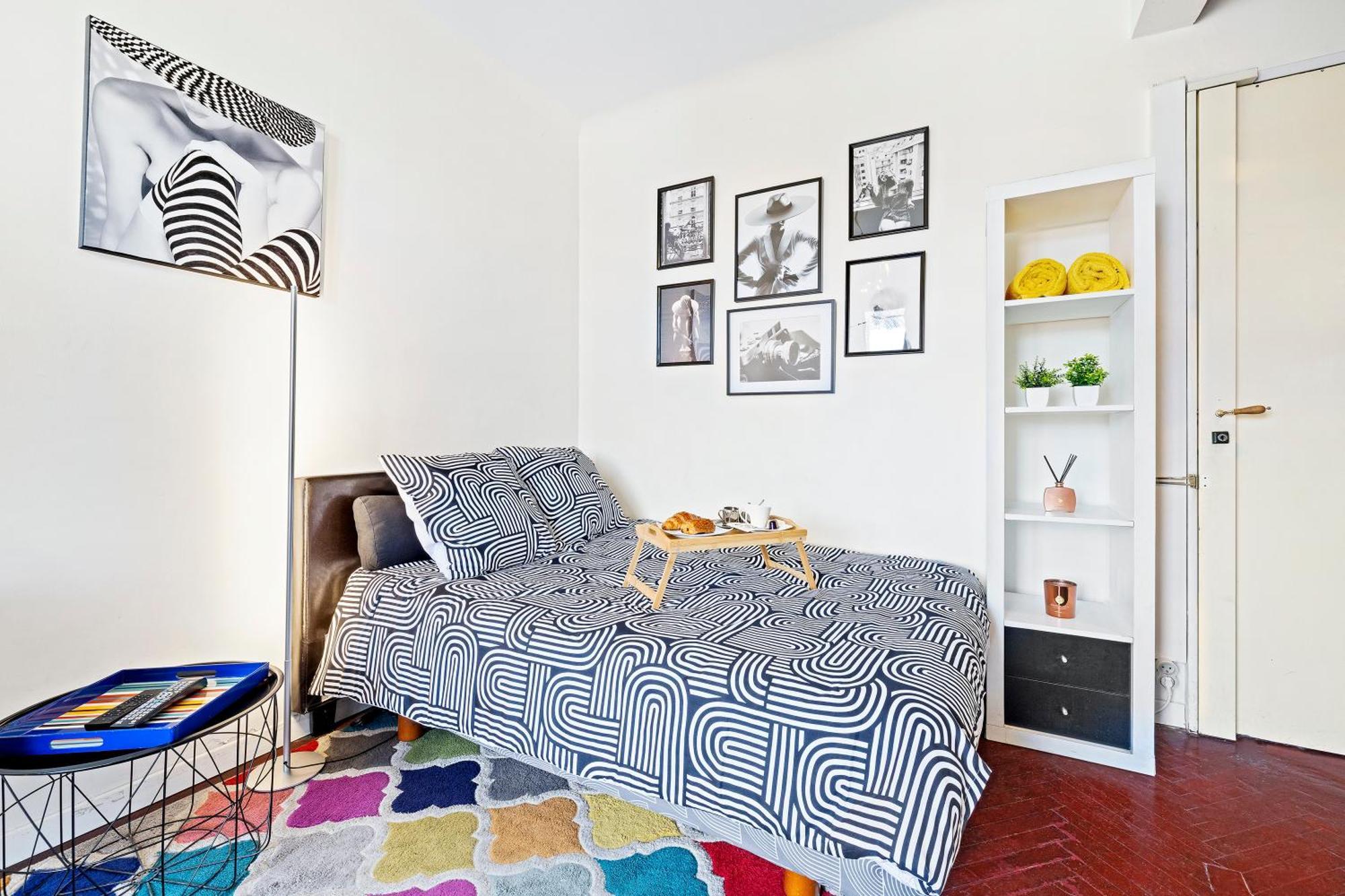 Center - Balcony Quiet - Air Conditioner - Kitchen - Wifi - Tram 尼斯 外观 照片
